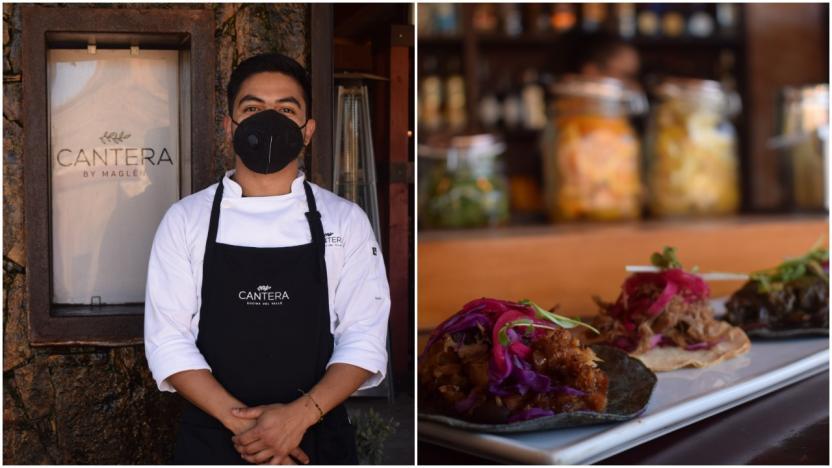 Chef  Javier Altamirano de Restaurante Cantera de Maglen Resort/ Foto de Laura Rivera