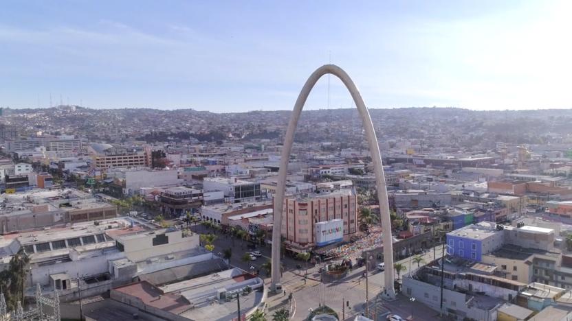 Tijuana Aerial Drone Stock Footage